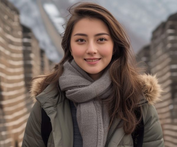 portrait-female-tourist-visiting-great-wall-china